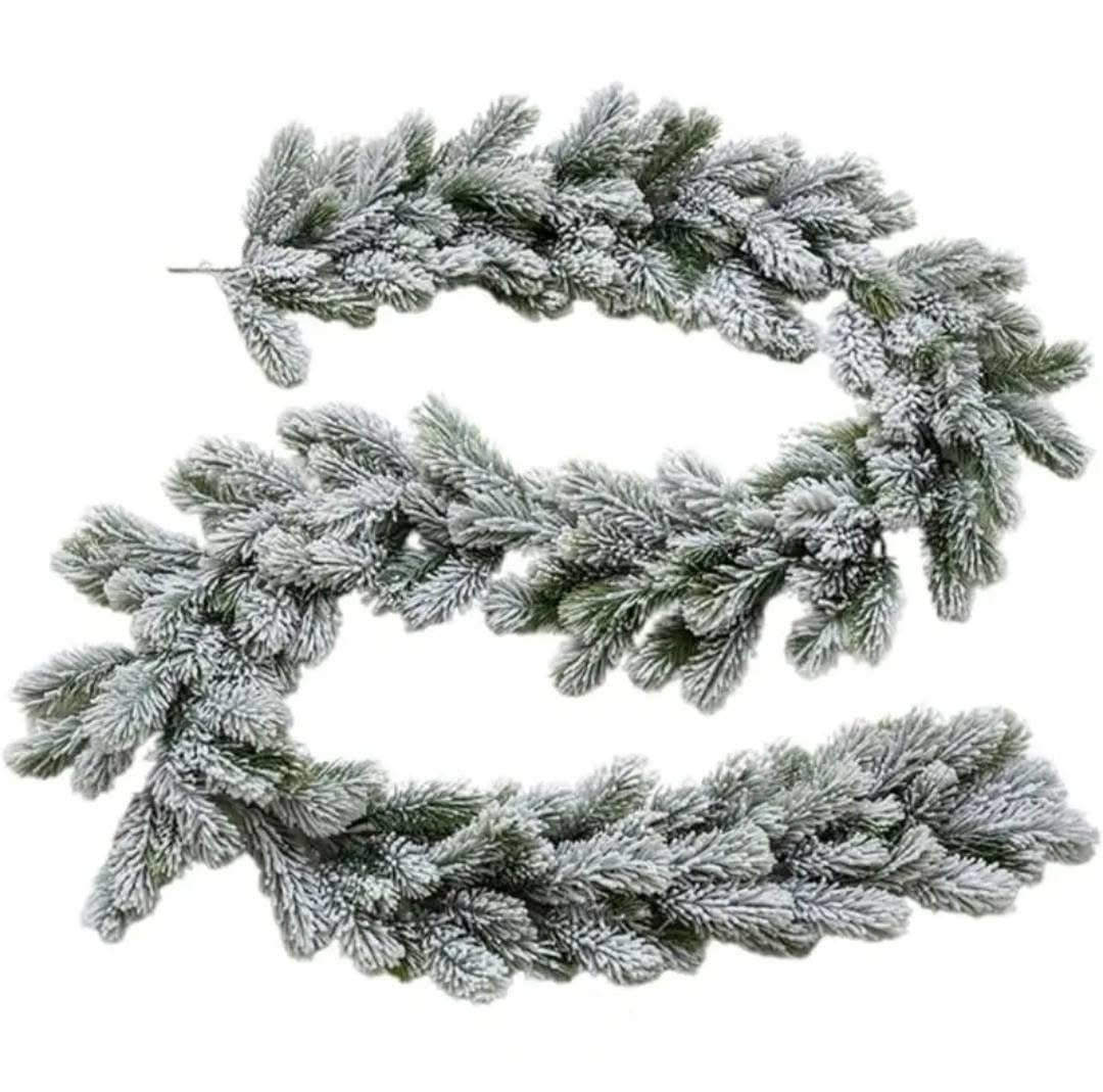 Луксозен снежен гирлянд – Празник със стил