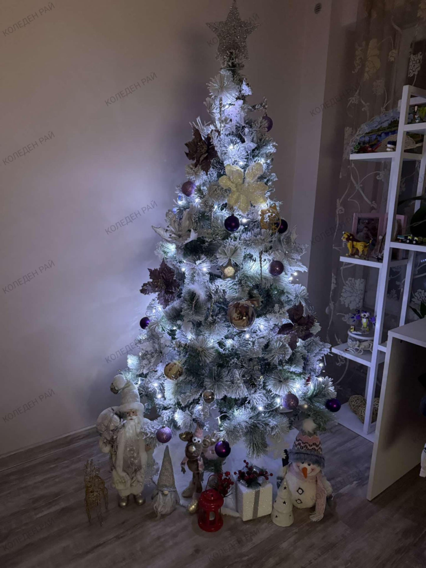 Изкуствена елха "Снежен сън"