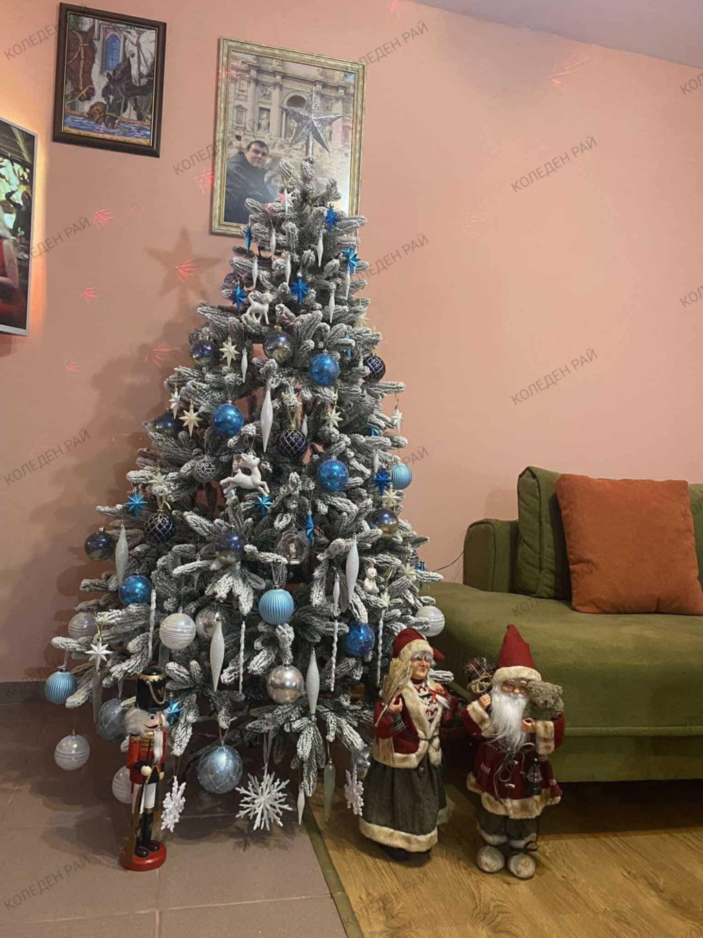 Изкуствена елха "Снежна кралица"