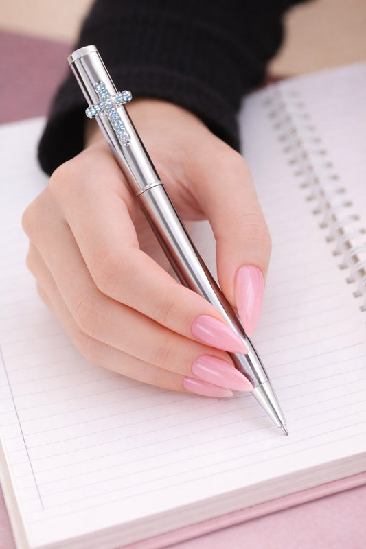 Химикалка с кристали Swarovski блясък във всеки подпис