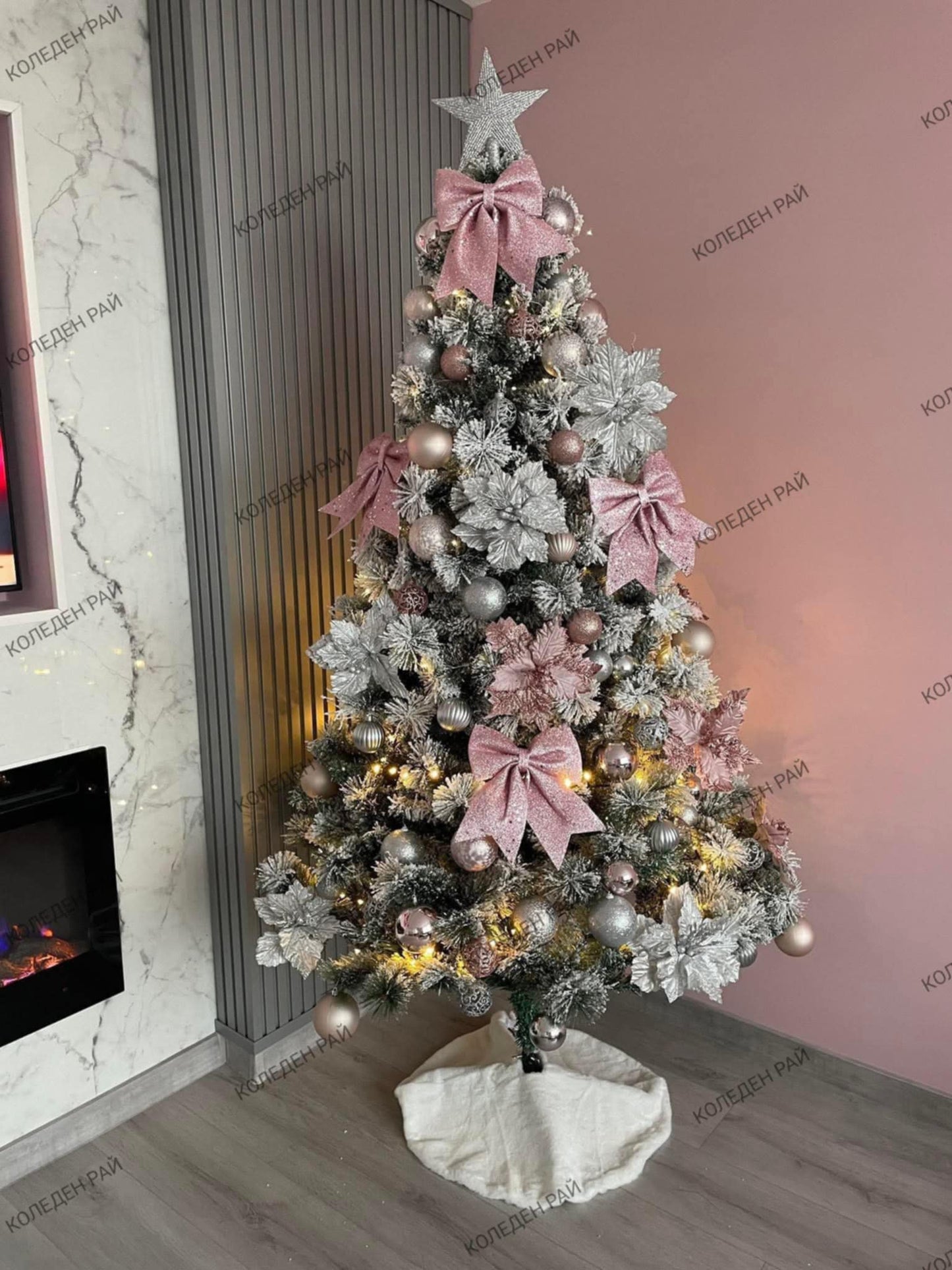 Изкуствена елха "Снежен сън"