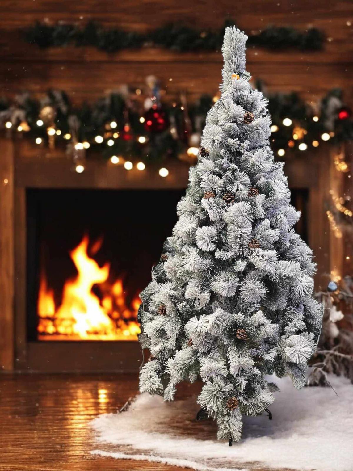 Изкуствена елха "Снежен сън"