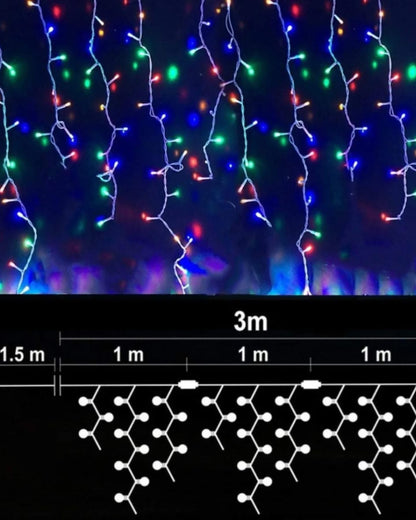 LED лампички тип завеса