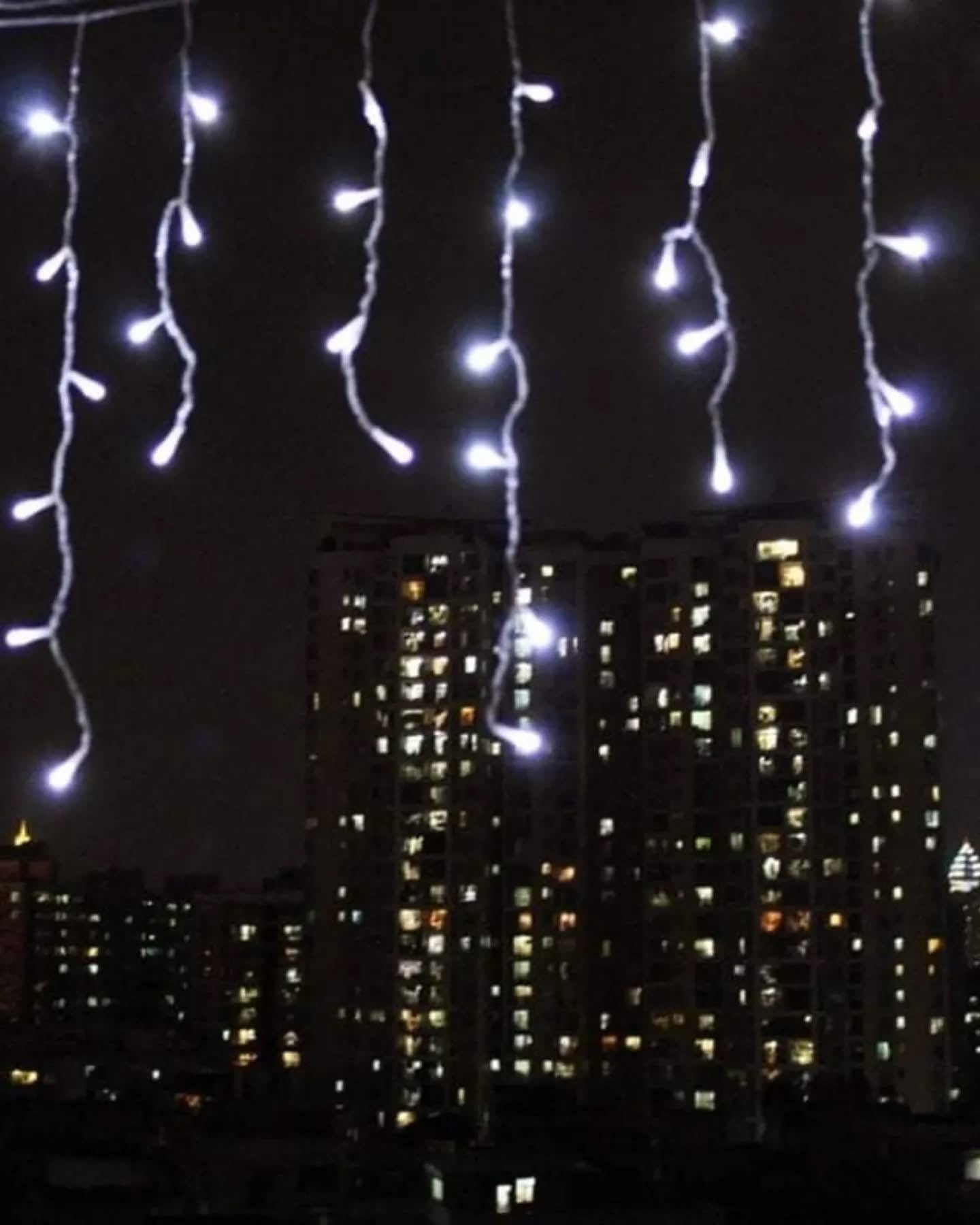 LED лампички тип завеса