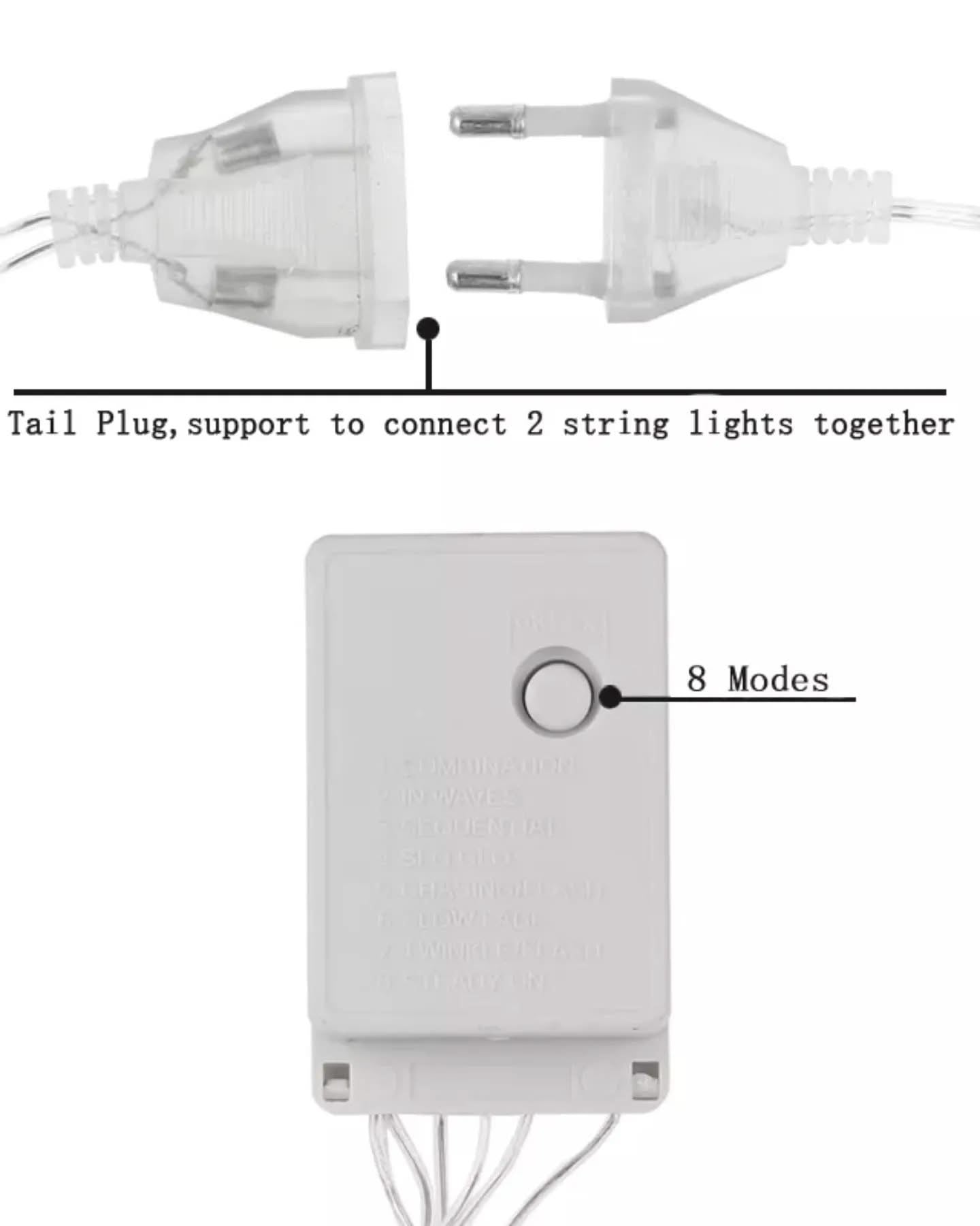 LED лампички тип завеса