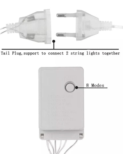 LED лампички тип завеса