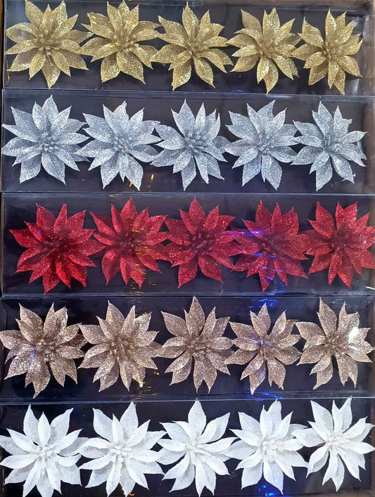 Коледни звезди с щипка – Лесна украса.