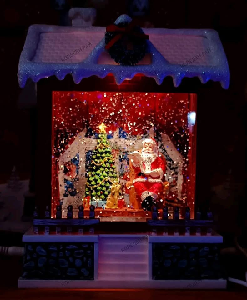 Коледна музикална къщичка