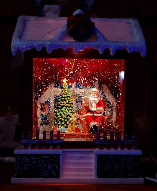 Коледна музикална къщичка