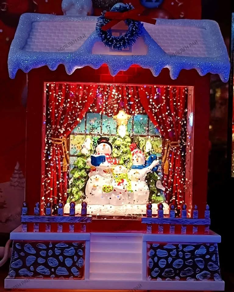 Коледна музикална къщичка