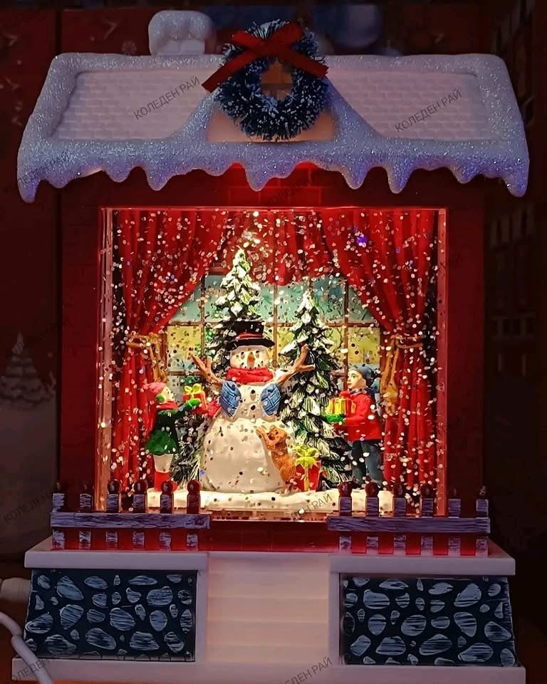 Коледна музикална къщичка